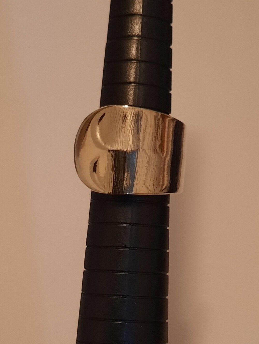 Polished Gold Dome Band Ring